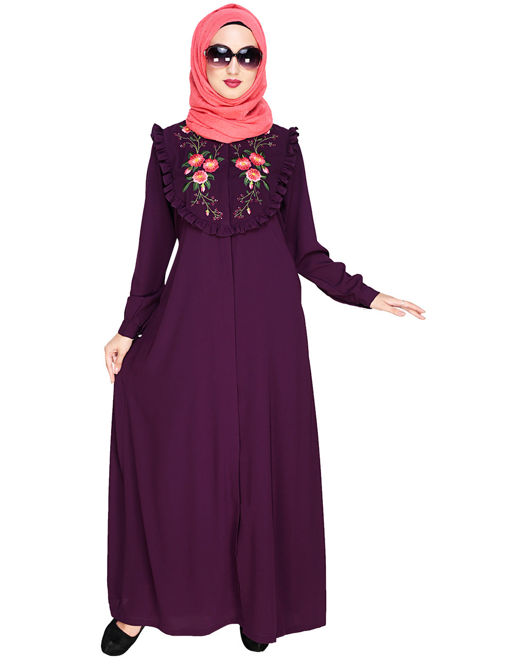 Ruffled Affair Abaya