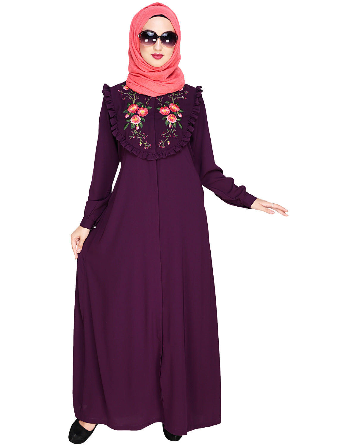 Ruffled Affair Abaya