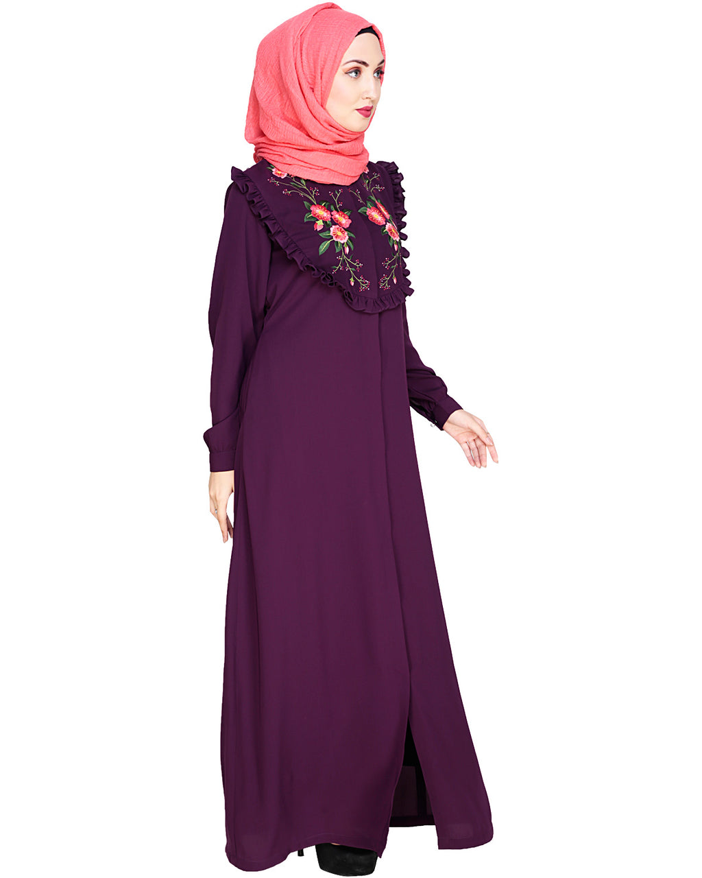 Ruffled Affair Abaya