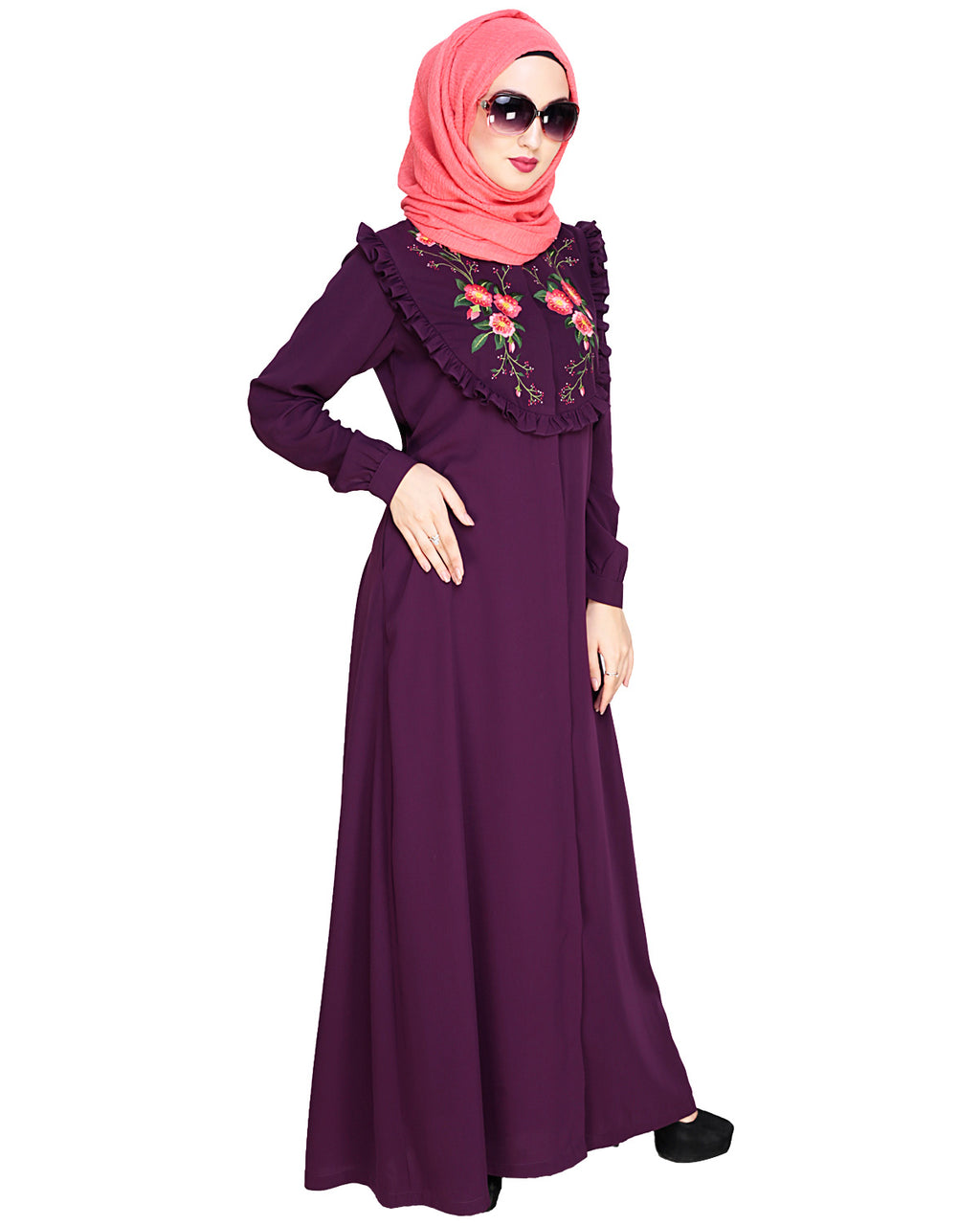 Ruffled Affair Abaya
