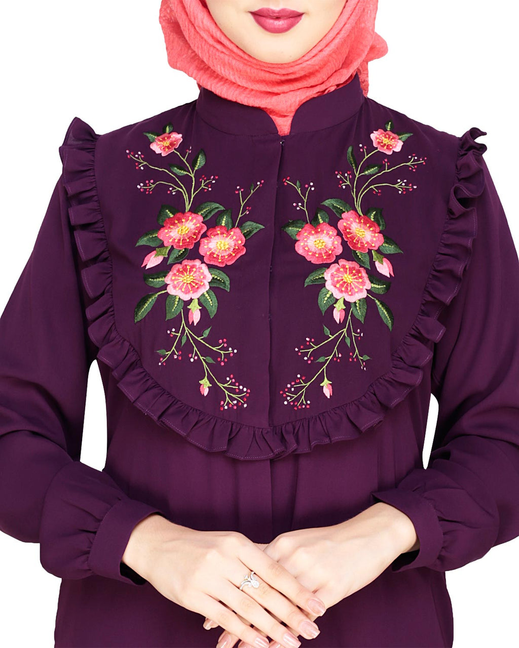 Ruffled Affair Abaya