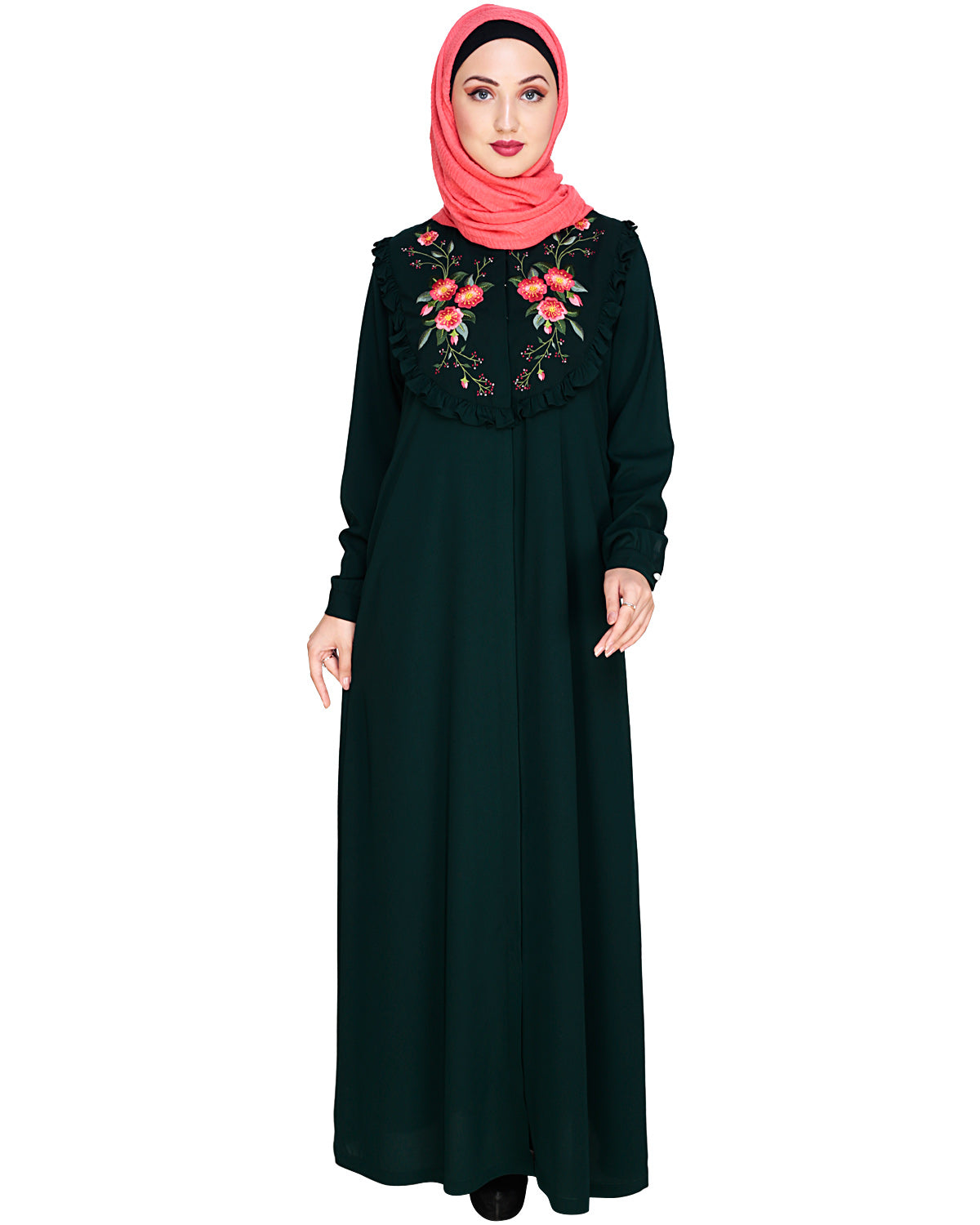 Ruffled Affair Abaya