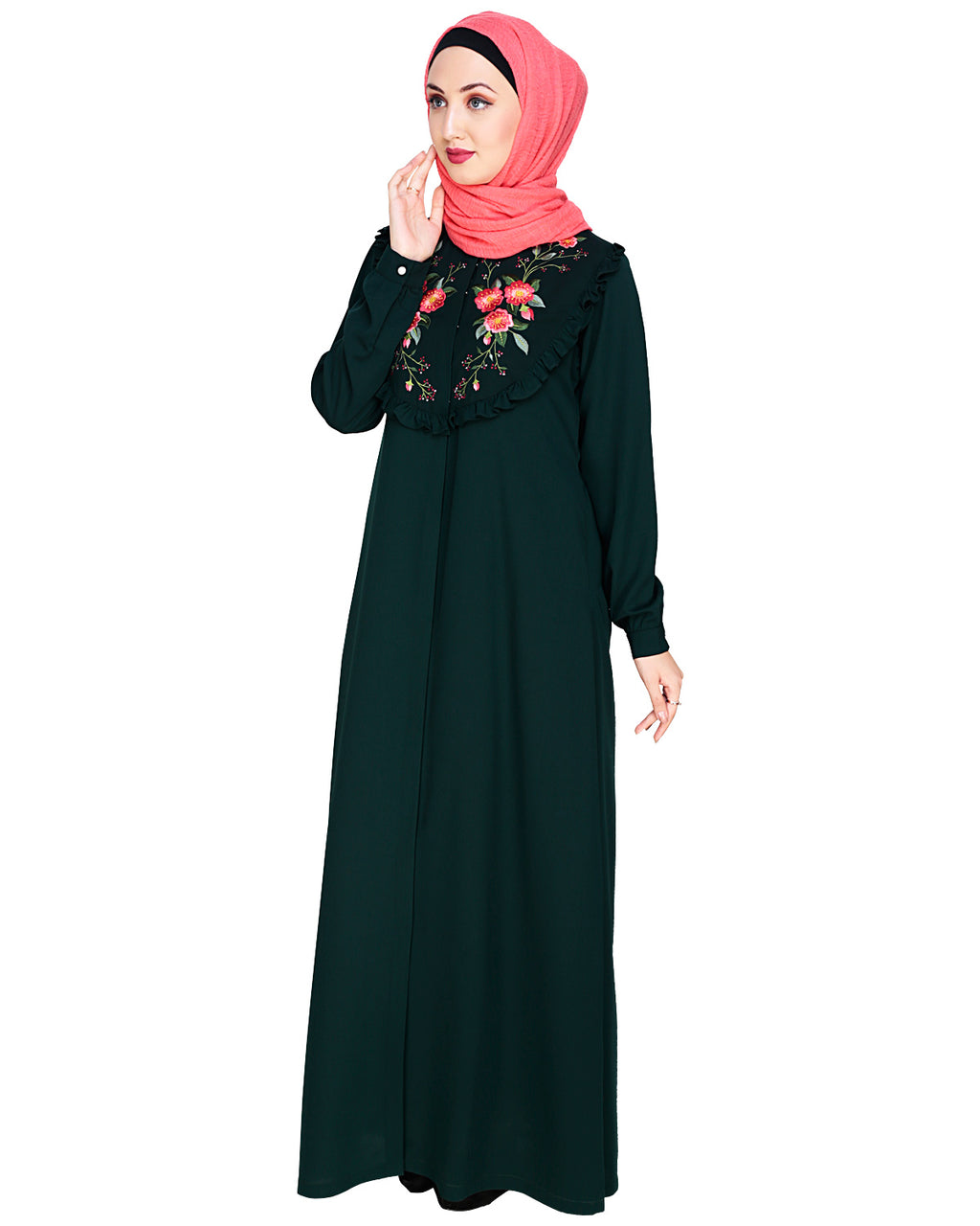Ruffled Affair Abaya