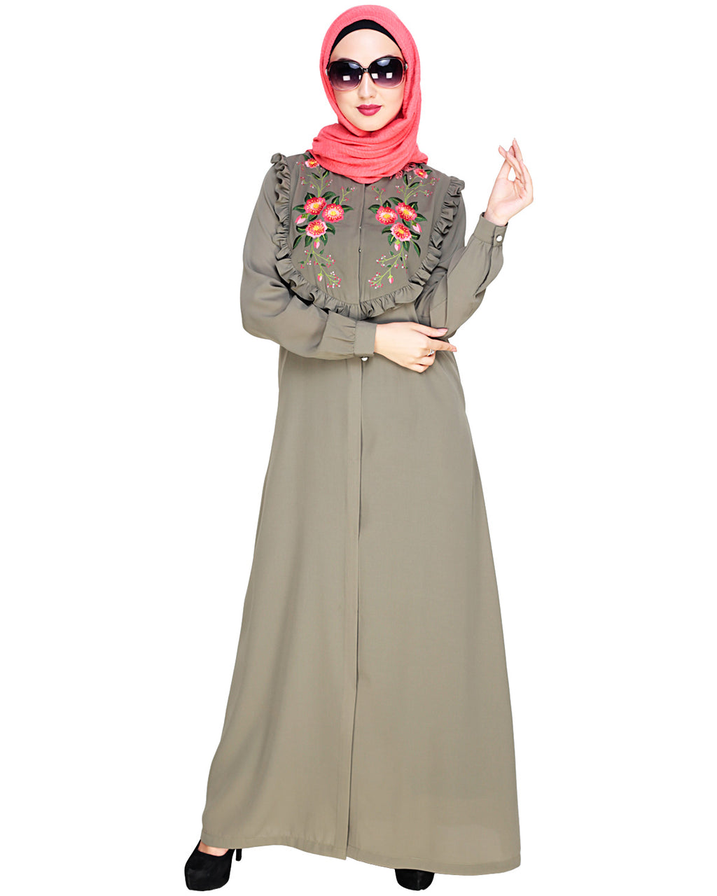Ruffled Affair Abaya