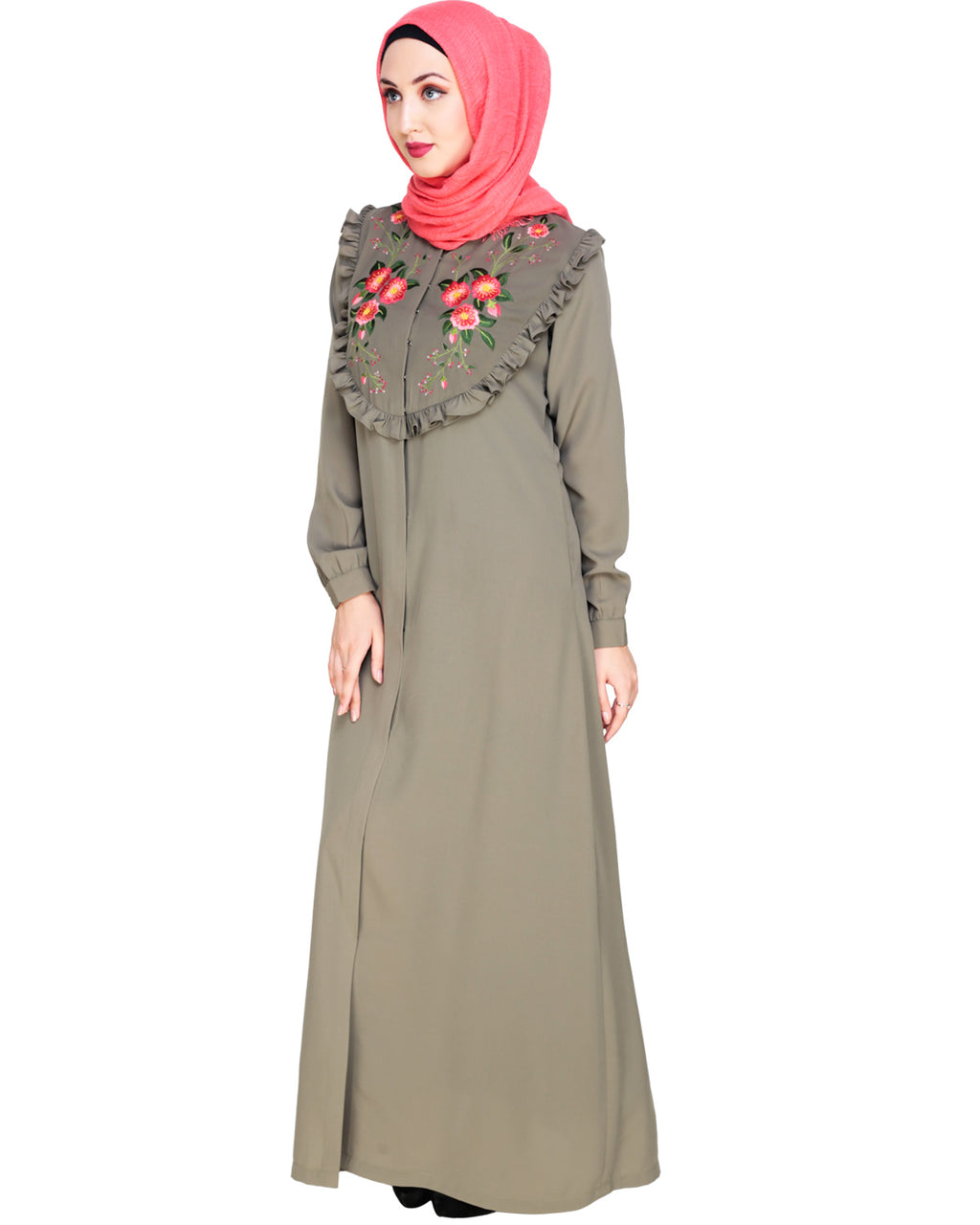 Ruffled Affair Abaya