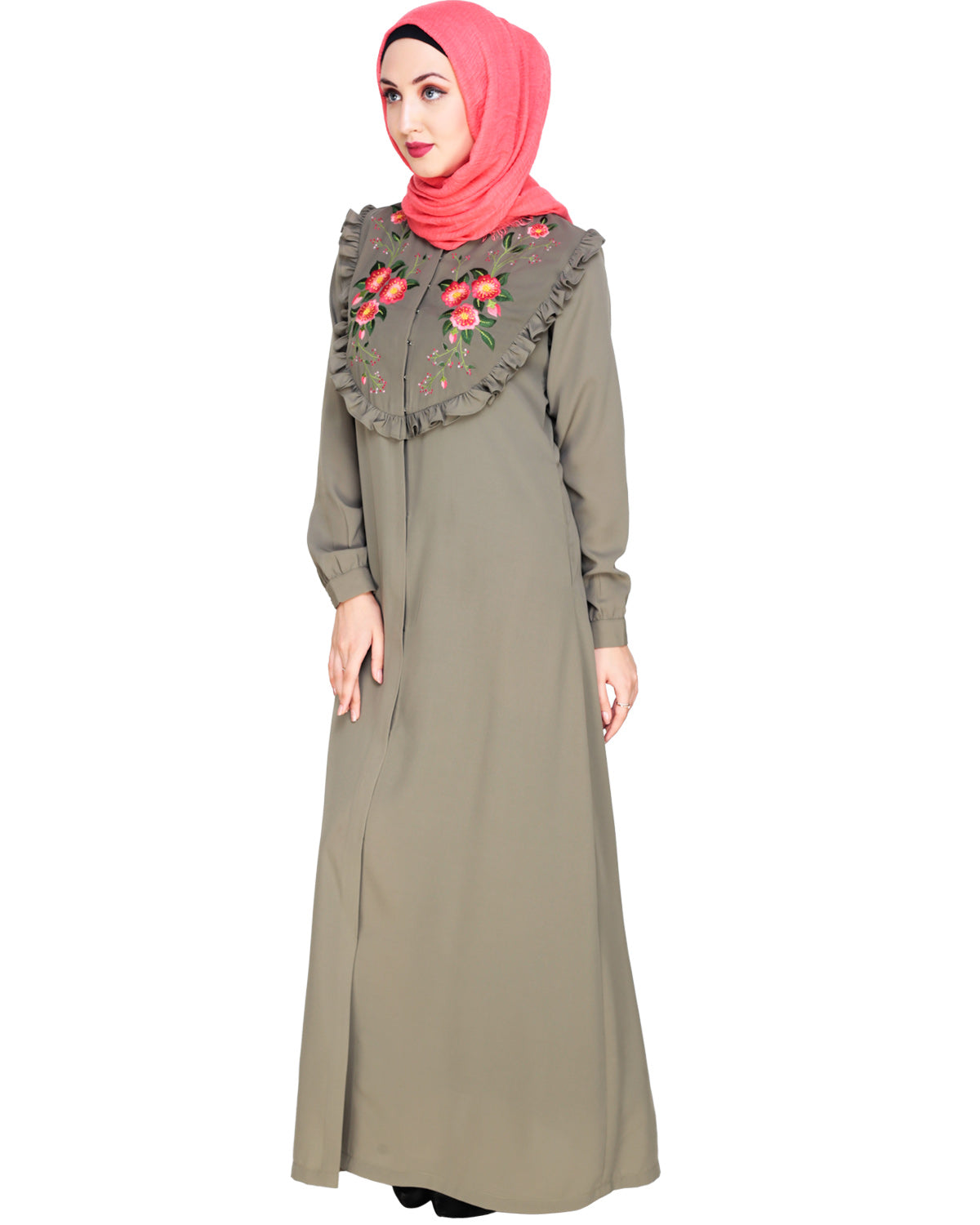 Ruffled Affair Abaya