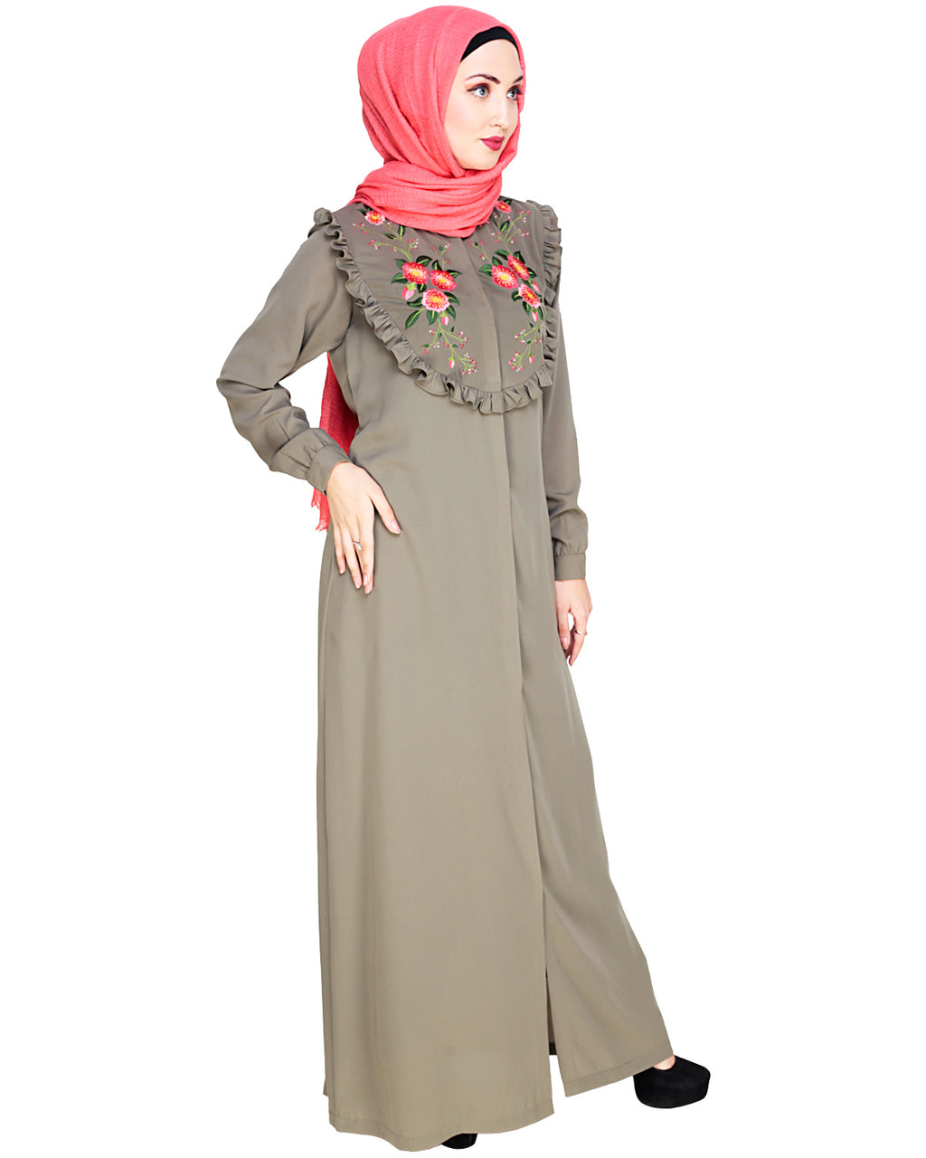 Ruffled Affair Abaya