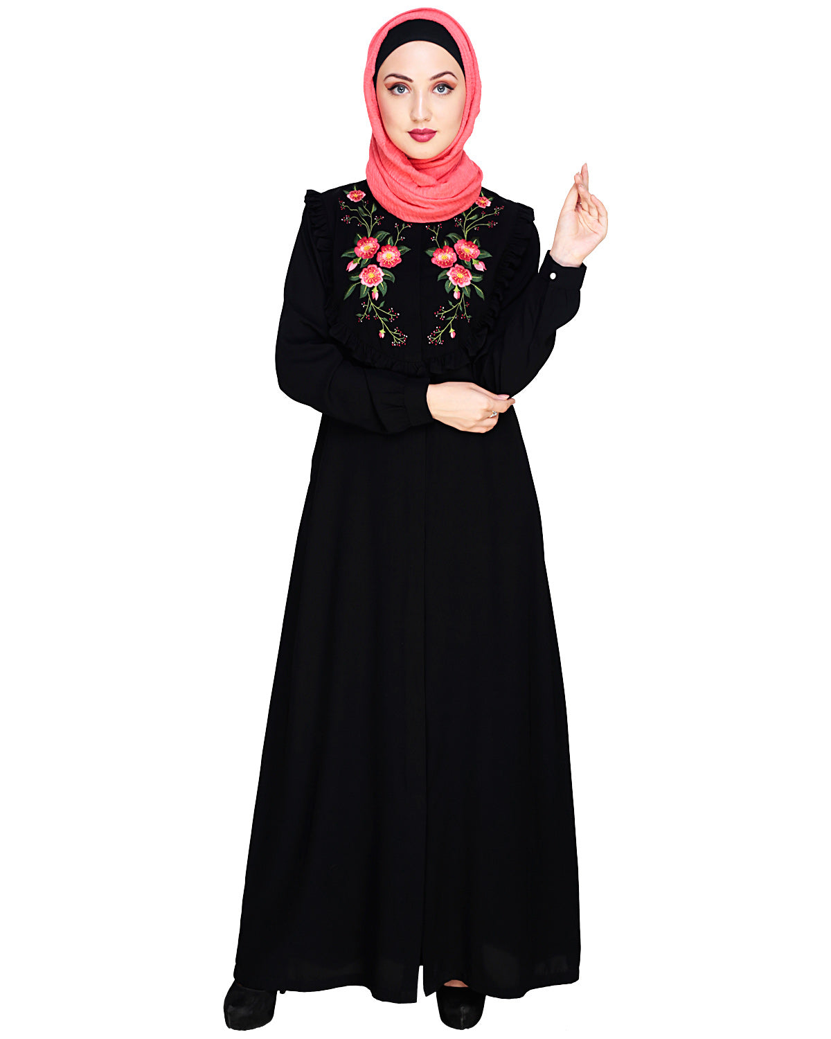 Ruffled Affair Abaya