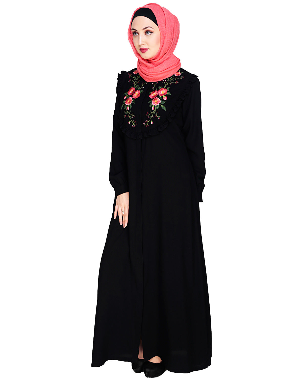 Ruffled Affair Abaya