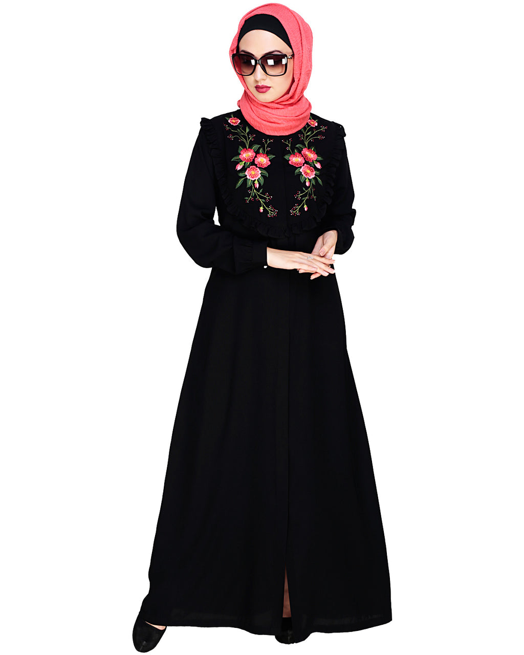 Ruffled Affair Abaya