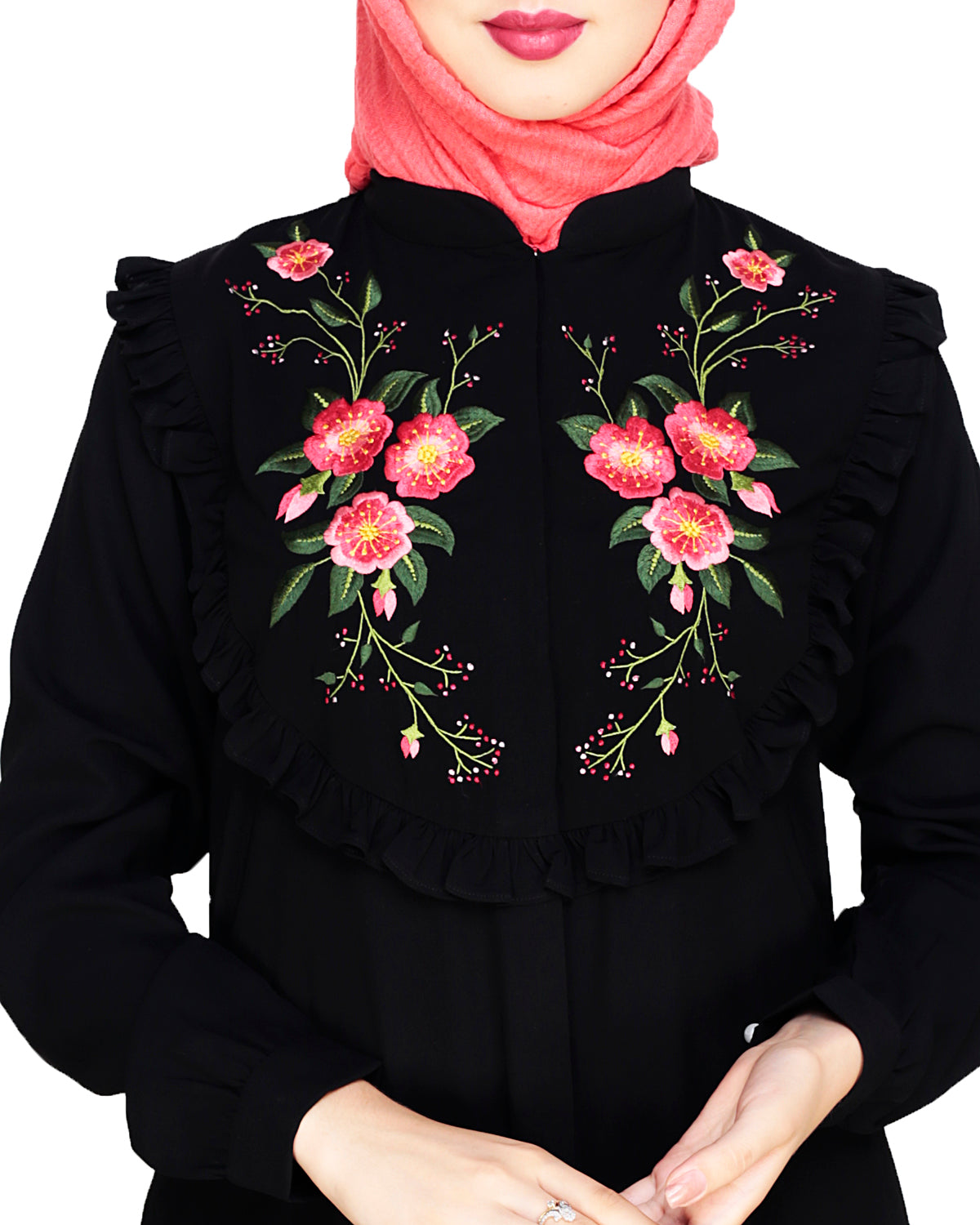 Ruffled Affair Abaya
