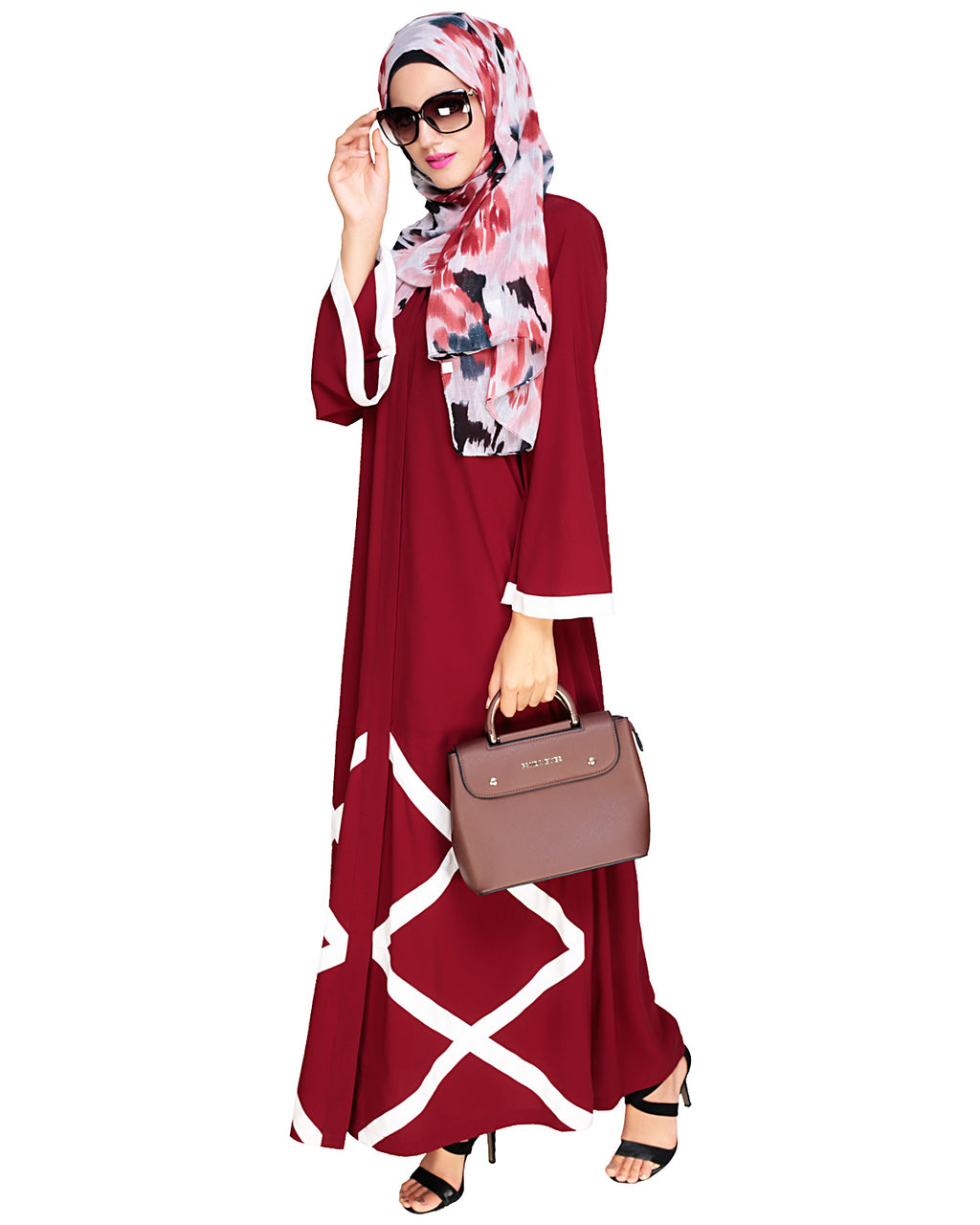 Criss Cross Detailing Abaya