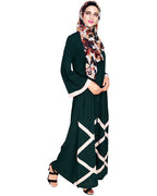 Criss Cross Detailing Abaya