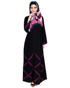 Criss Cross Detailing Abaya