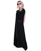 Metallic Zip Abaya