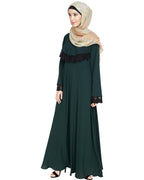 Flouncy Laced Abaya