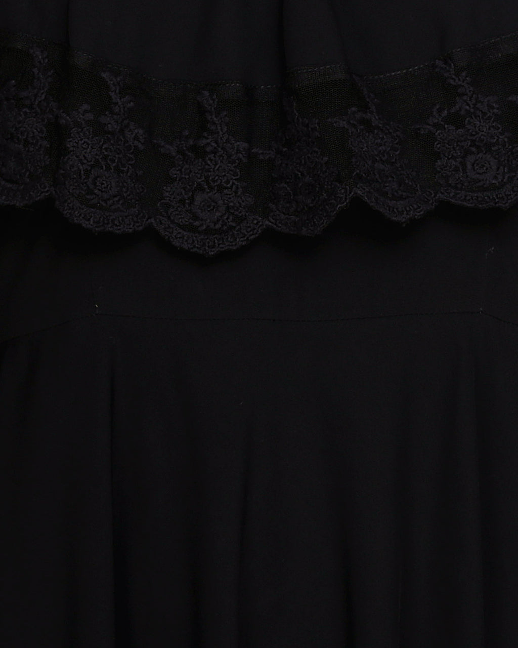 Flouncy Laced Abaya
