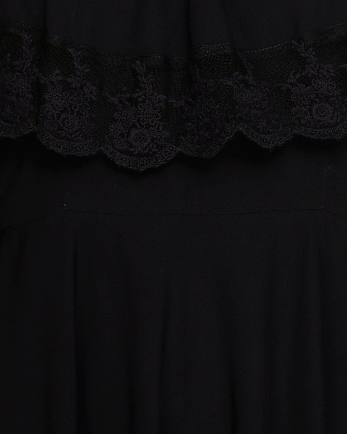 Flouncy Laced Abaya