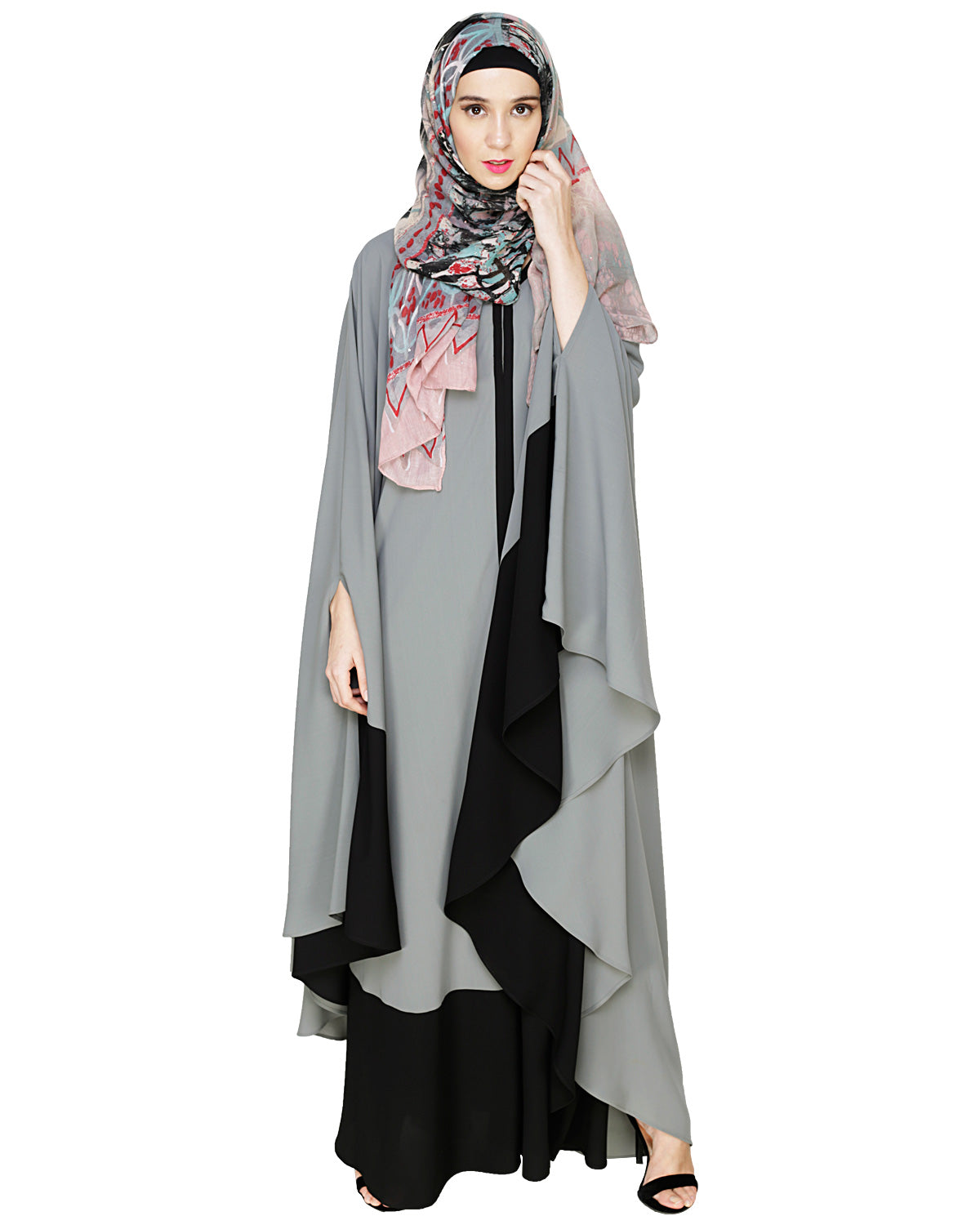 Colour Block Irani Kaftan