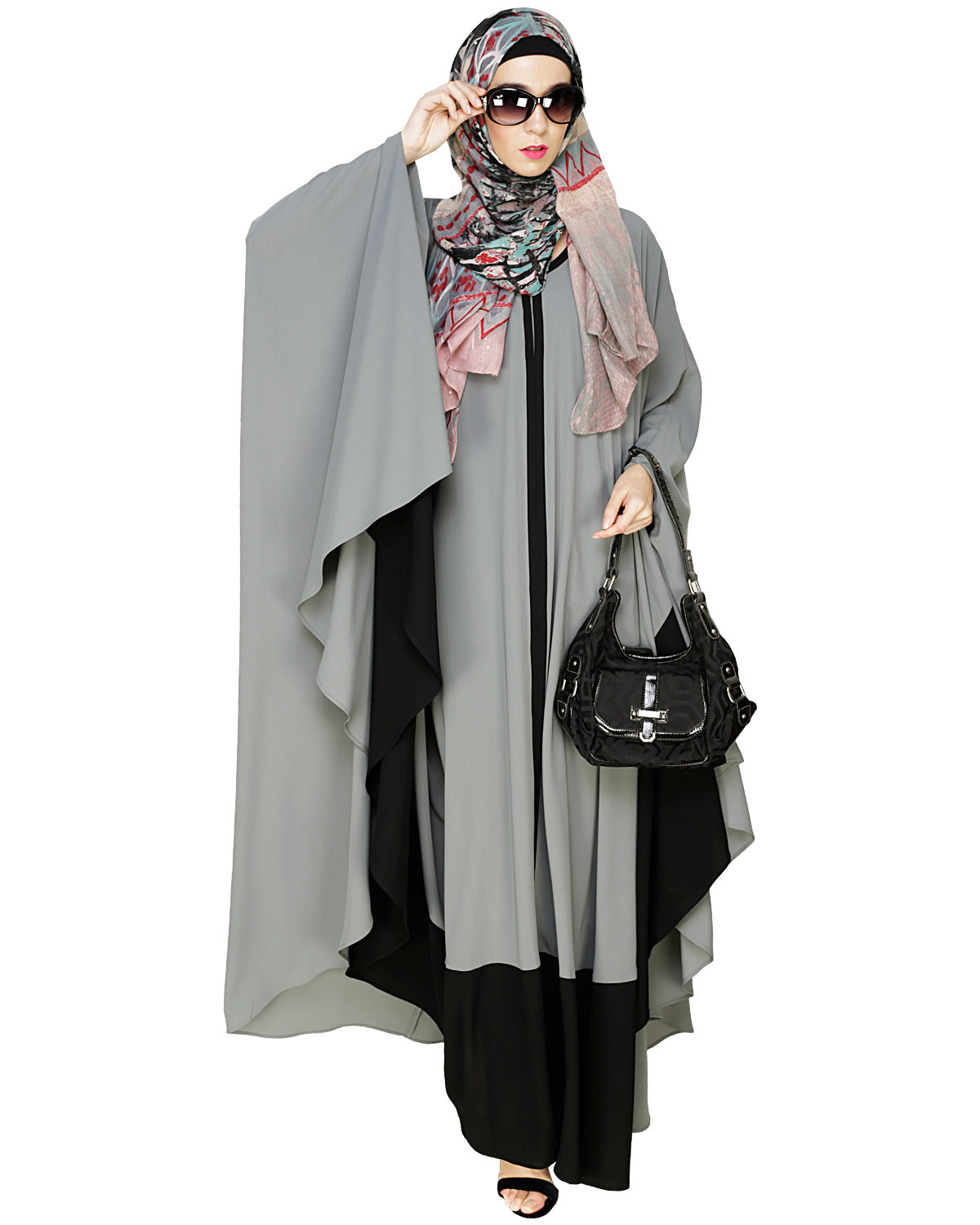 Colour Block Irani Kaftan