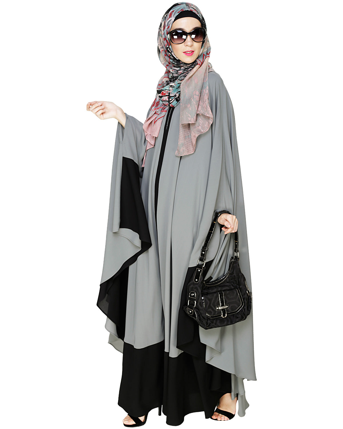 Colour Block Irani Kaftan