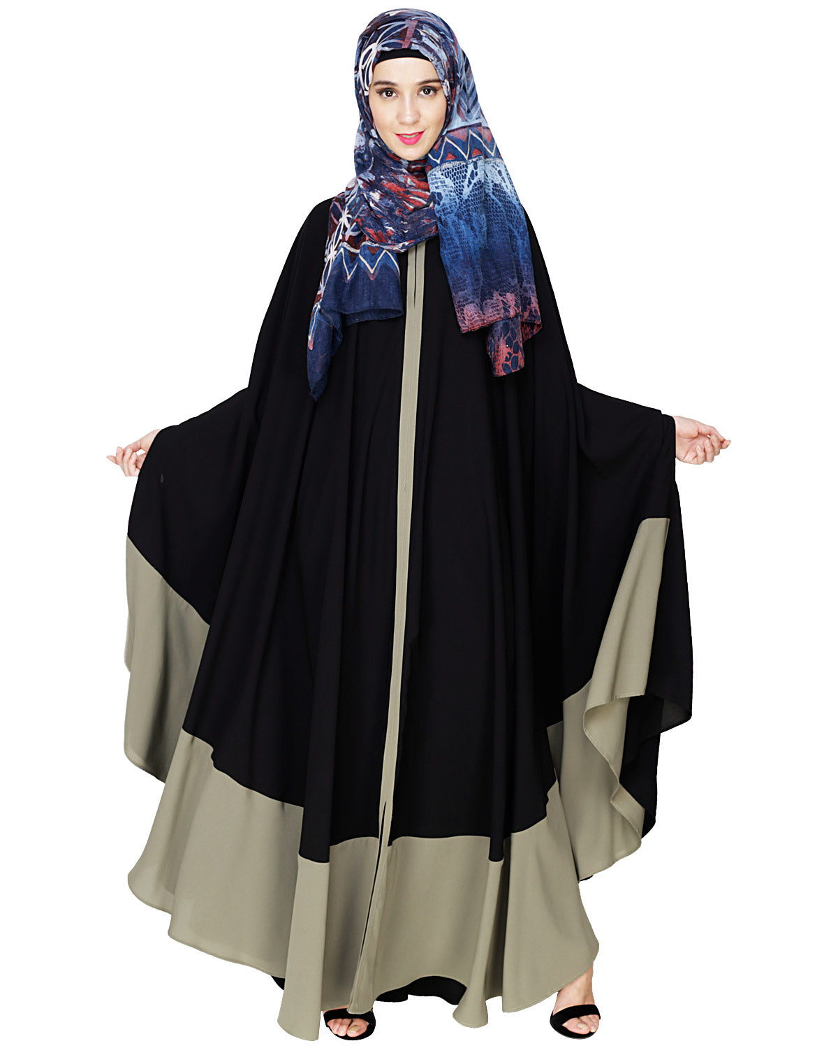 Colour Block Irani Kaftan