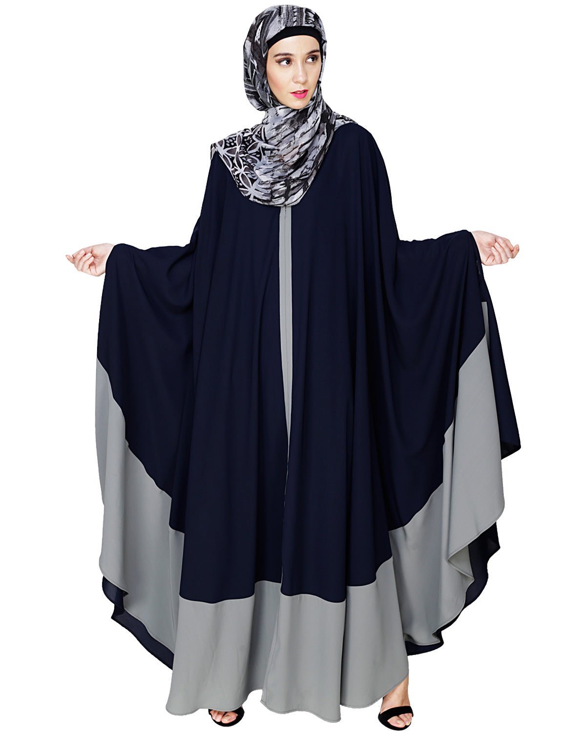 Colour Block Irani Kaftan