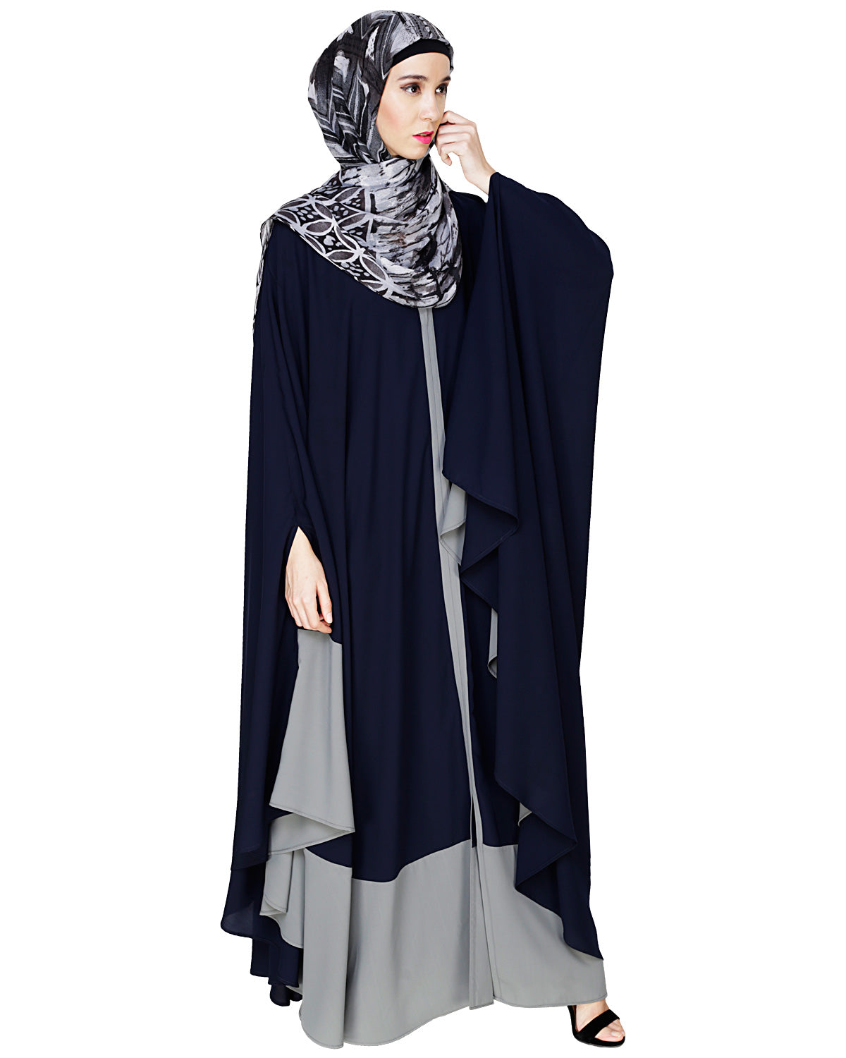 Colour Block Irani Kaftan