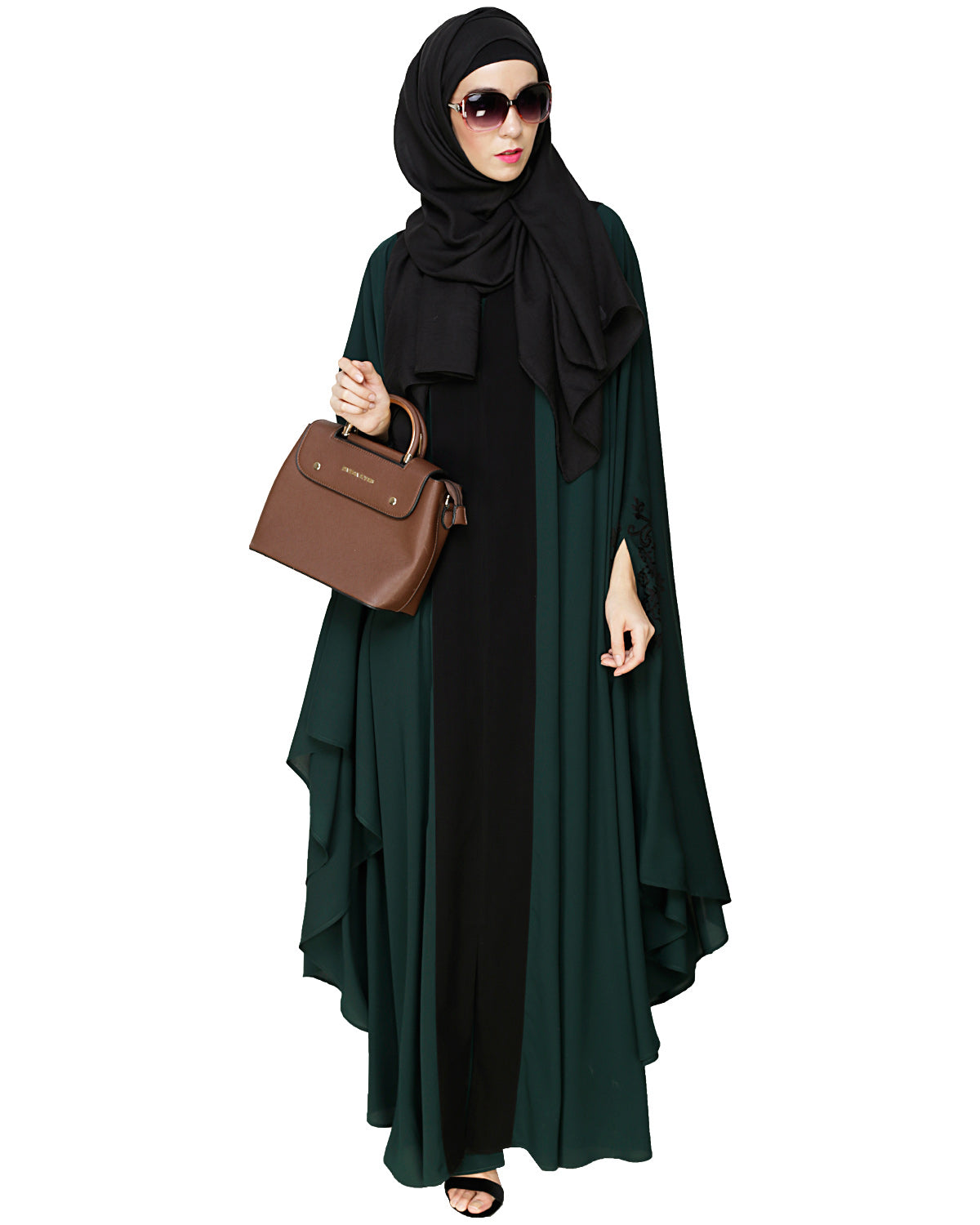 Delicate Embroidered Irani Kaftan