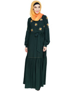 Dreamy Floral Embroiderd Abaya
