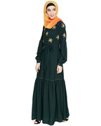 Dreamy Floral Embroiderd Abaya