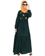 Dreamy Floral Embroiderd Abaya