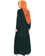 Dreamy Floral Embroiderd Abaya
