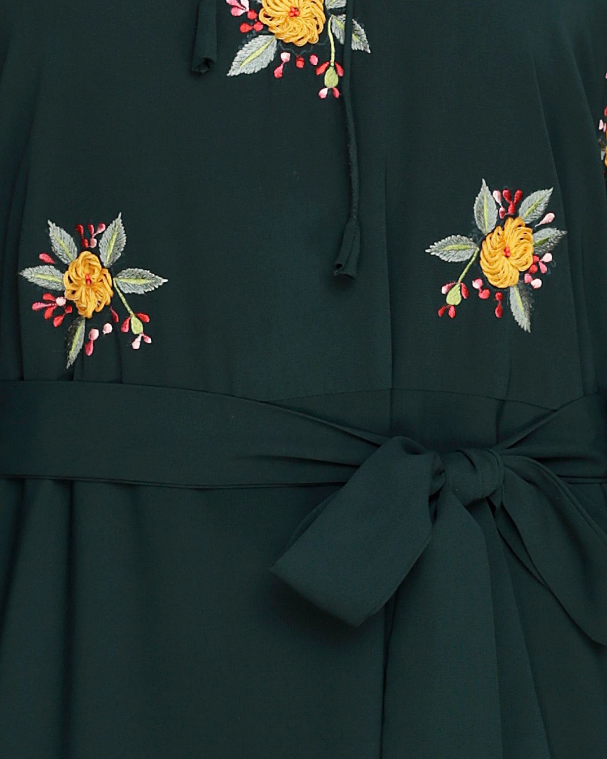Dreamy Floral Embroiderd Abaya