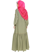 Dreamy Floral Embroiderd Abaya