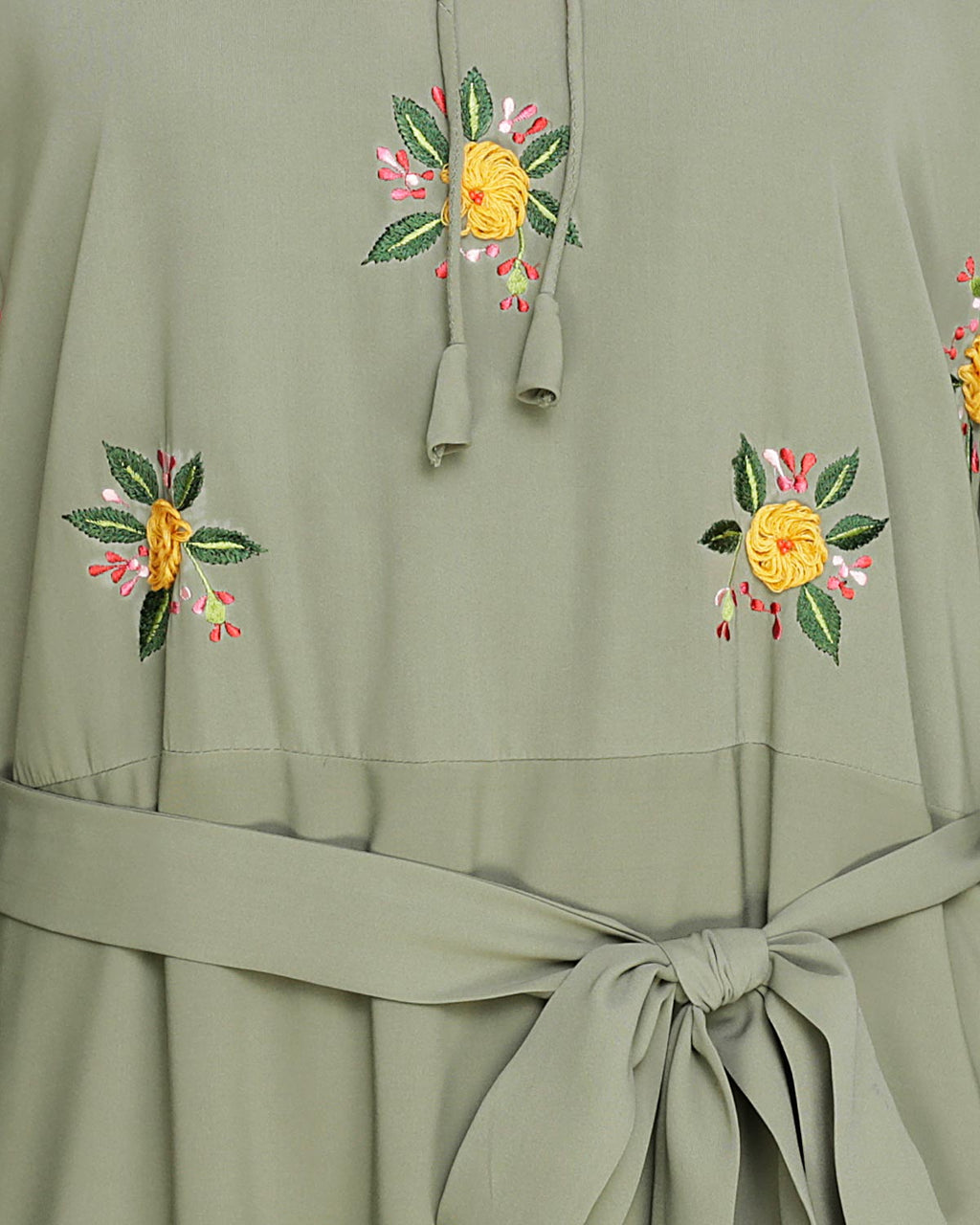 Dreamy Floral Embroiderd Abaya