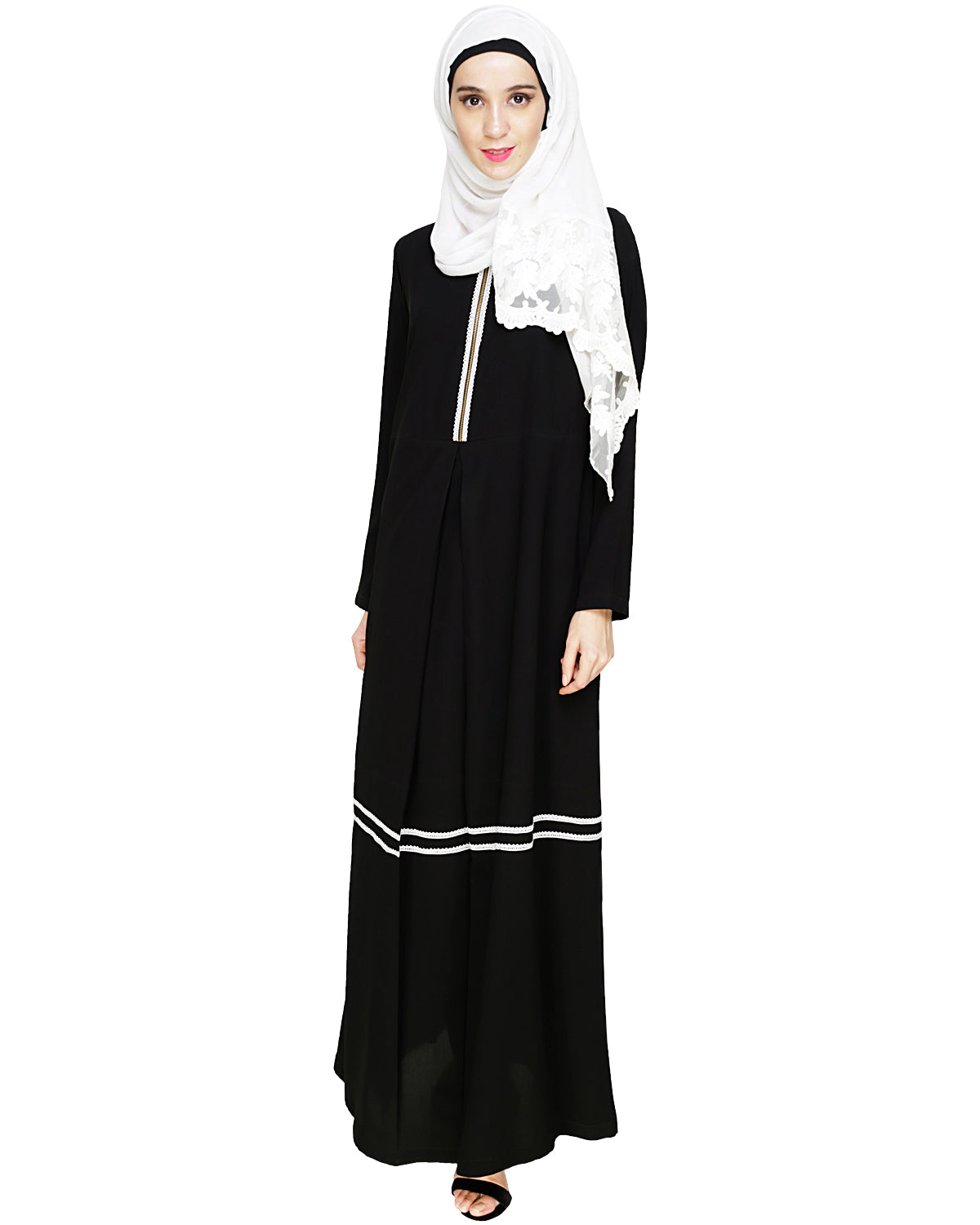 Graceful Lacy Abaya