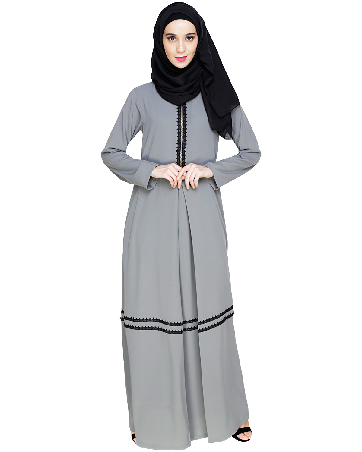 Graceful Lacy Abaya