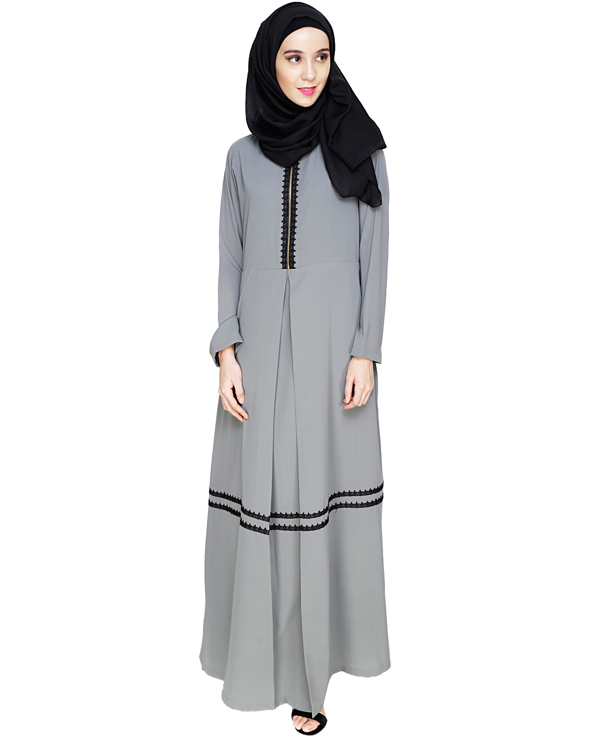 Graceful Lacy Abaya