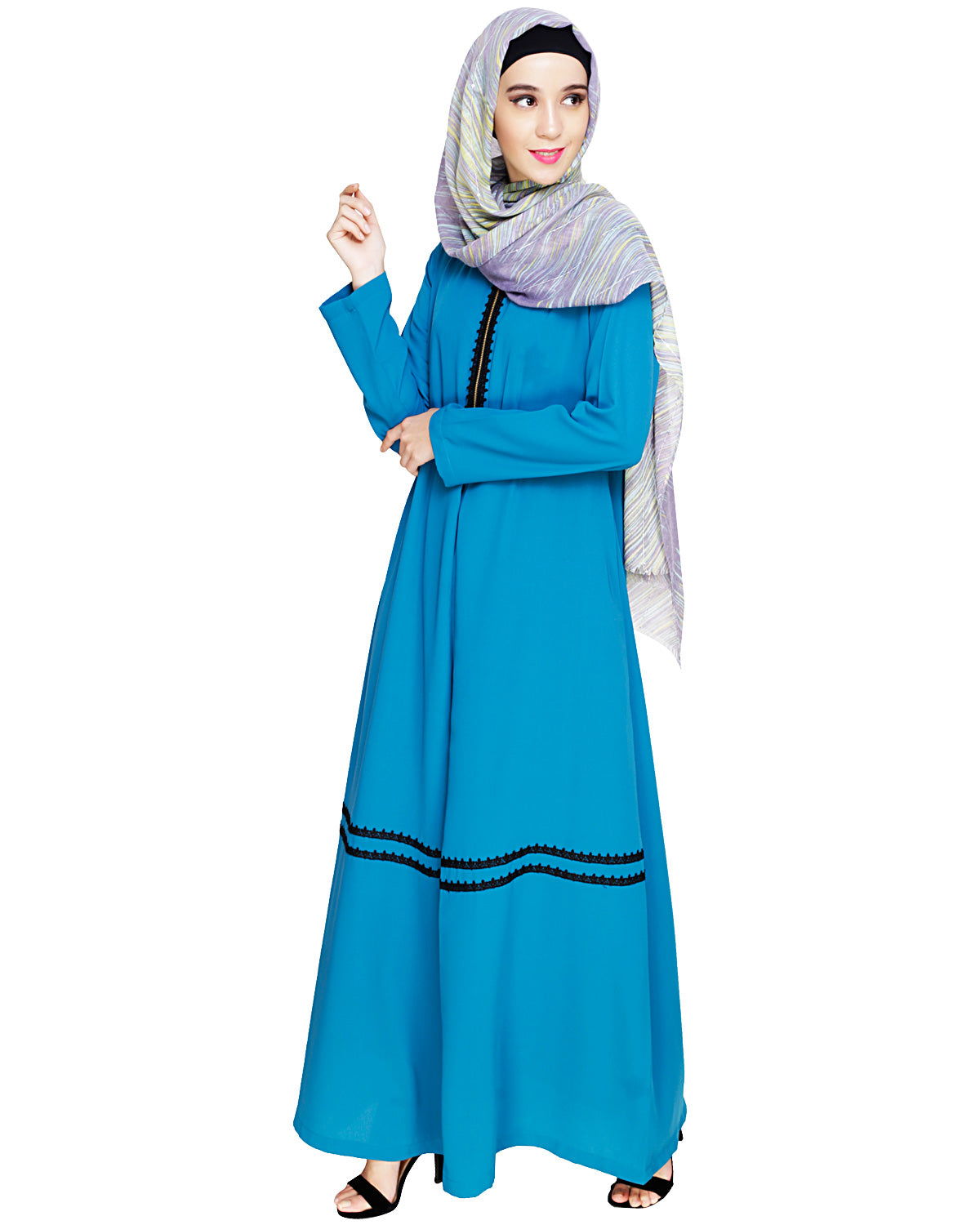 Graceful Lacy Abaya