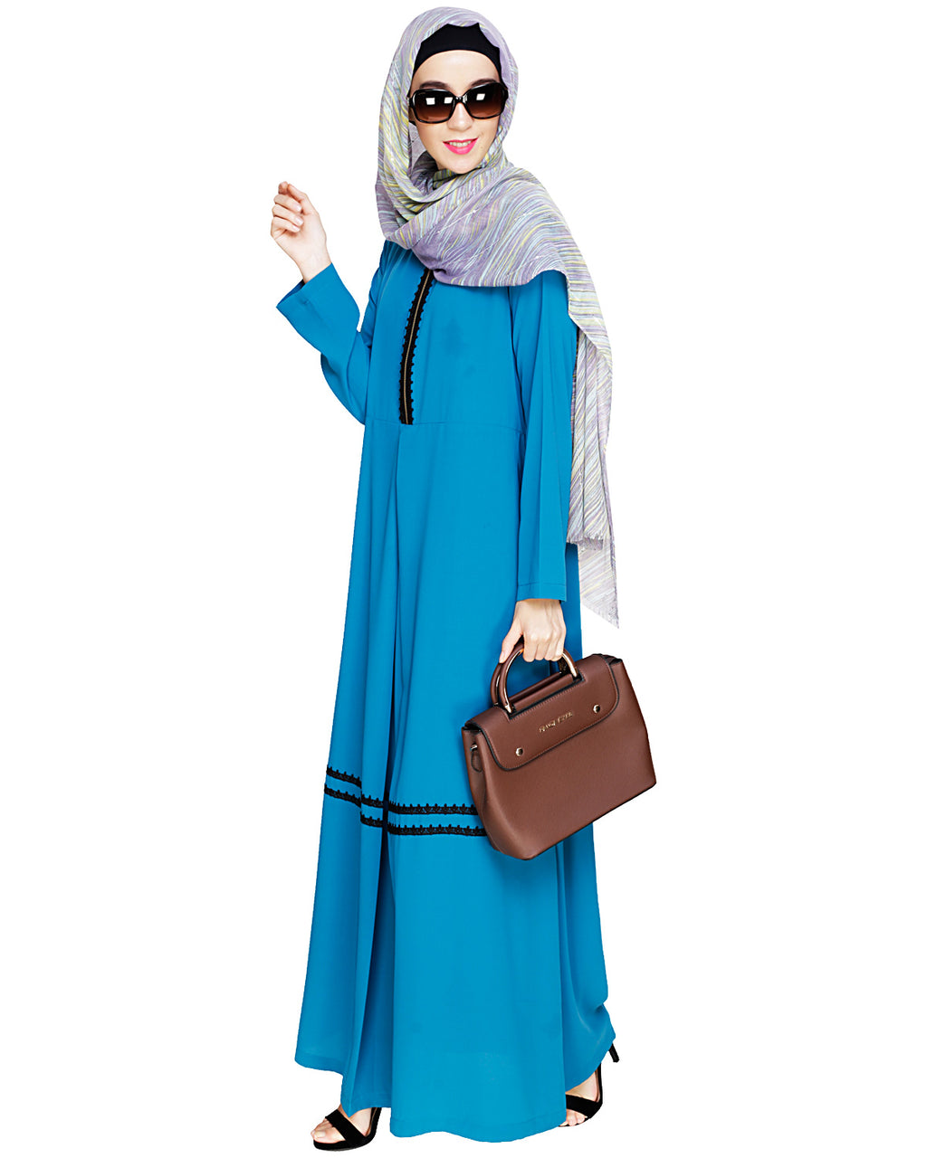 Graceful Lacy Abaya