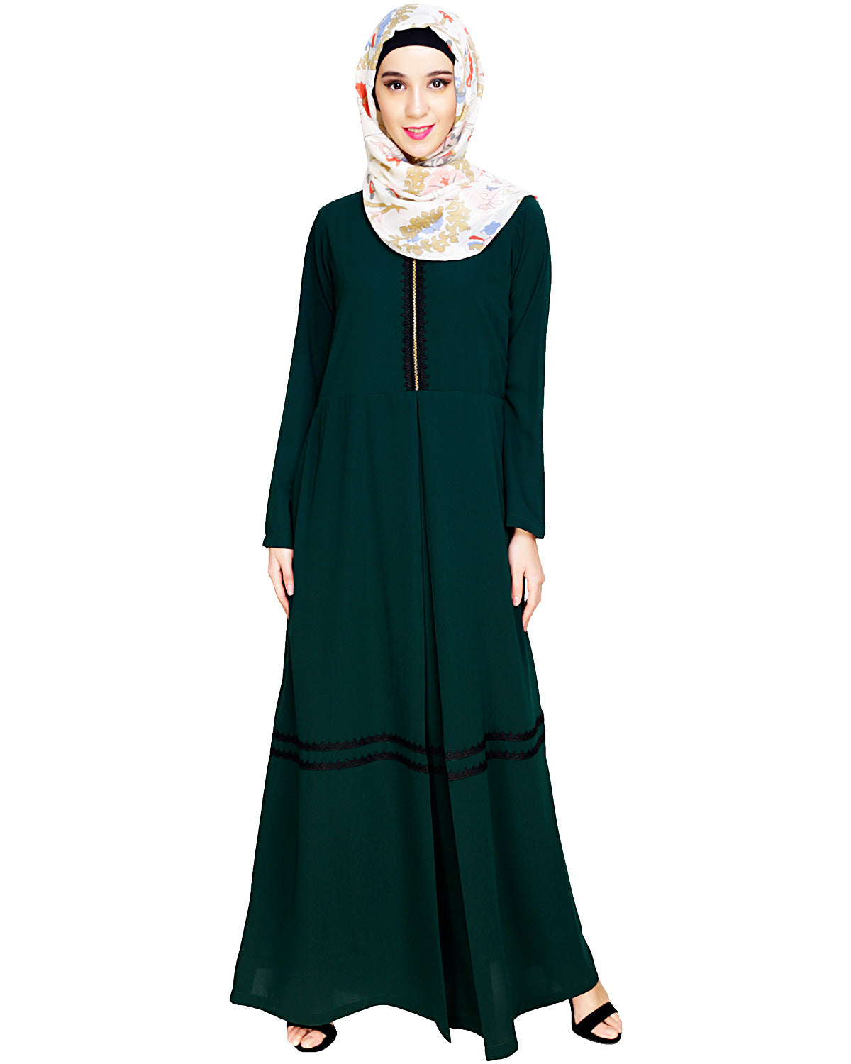 Graceful Lacy Abaya