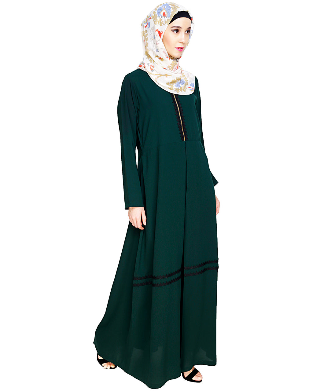 Graceful Lacy Abaya