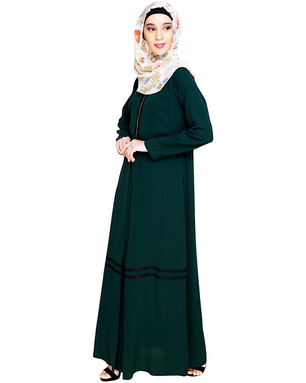 Graceful Lacy Abaya