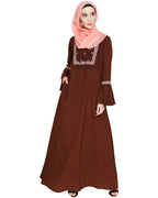 Boho Embroidered Abaya