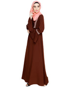 Boho Embroidered Abaya