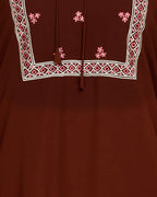 Boho Embroidered Abaya