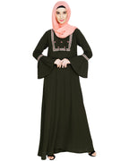 Boho Embroidered Abaya