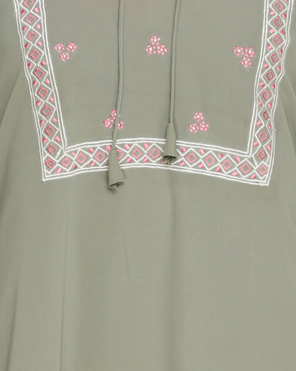 Boho Embroidered Abaya