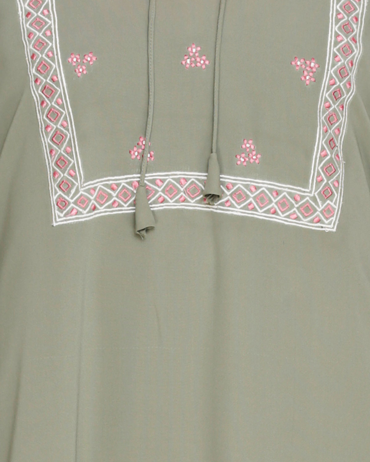 Boho Embroidered Abaya